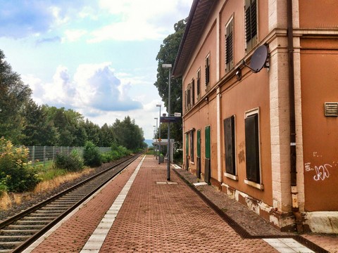 Bahnhof der Regionalbahn (Photo Bestand Ortsarchiv)